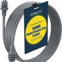 Fit for Starlink Mini DC Power Cable 3M/9.8FT, Tinned Oxygen-Free Copper OFC Wire Compatible with Starlink Mini Cable LSZH Waterproof Outdoor Gray for RV Power