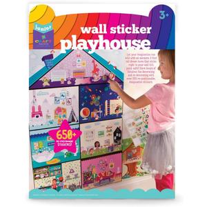 Craft-tastic Jr  Wall Sticker Playhouse  3-Foot Tall Dreamhouse with Over 650 Reusable Stickers Craft-tastic Jr  Wall Sticker Playhouse  3-Foot Tall Dreamhouse with Over 650 Reusable Stickers