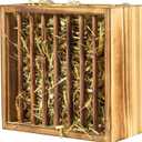 BalterFF Rabbit Hay Feeder Guinea Pig Bunny Stuff Chinchilla Food Dispenser Holder Cages Hay Rack Small Animal Automatic 3