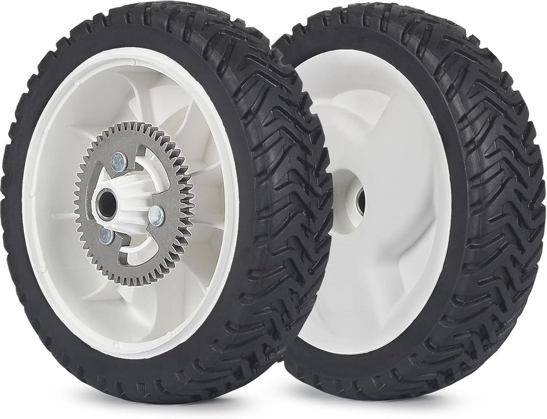 105-3036 105-3024 105-3025 Rear Drive Wheels, 8 Inch Wheels Fit for 20041 20066 20017 20068 20073 Recycler Self-Propelled Push Mower, Pack of 2