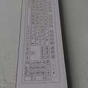 Large Print Backlit Wireless Keyboard, 2.4G Silent Wireless Light Up Keyboard, Full Size Computer Keyboards with 7 Colored Backlits, Rechargeable Keyboards for Windows, PC, Laptop