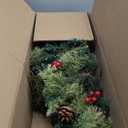 Potted Un-Lit Greenery Arrangement 76 tips 30" h  x 20" w