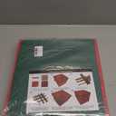 Sattiyrch Christmas Ornament Storage Box,Canvas Stores up-to 64 Standard Holiday Ornaments Holder,12 x 12 Inch 4 Layer Xmas Storage Containers,Green