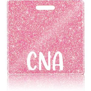CNA Badge Buddy Nurse Name Badge Horizontal Badge Identification Tags for CNA Nurse (CNA)