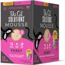 Tiki Cat Solutions Mousse Multipack, Wet Cat Food, Fussy, Duck Liver & Egg, 2.4 oz. Pouch (12 Count) (EXP 02/04/28)
