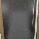 Life Finds 54 inch Washer Dryer Countertop with Safety Ledge for Laundry Room Organization, Black Marble Pattern, LF-WDCT1BM