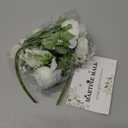 MARTINE MALL Peonies Artificial Flowers, White Artificial Peonies, Silk Peonies Flowers Fake Peonies Artificial Flowers Peonies Bouquet for Centerpiece Table Wedding Party Home Decor