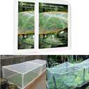 2 Pcs Ultra Fine Garden Mesh Netting, 6.6 x 9.9FT Bird Pest Screen Barrier Netting, Thicken Plant Covers Protect Plant Fruits Flower Vegetable Blueberry Bushes Health Growing
