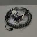 Joomer 2 Pack Christmas Ball Lights, 13IN & 11IN Foldable Metal Sphere Light, Connectable Waterproof 8 Modes with Timer, Hanging Tree Globe Lights for Holiday Christmas Decorations (Warm White)