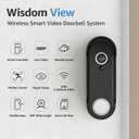 Wireless Smart Video Doorbell System,7" Touchscreen Display,1080P Video Doorbell Camera with Motion Detection,2-Way Audio,Local Storage No Subscription, Easy Install Without Wiring
