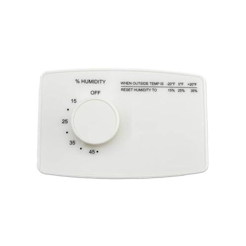 Gihdfer 4655 Manual Digital Humidifier Replacement 24V AC Control Switch White for Whole House Humidifier and Wall Mounted or Pipe