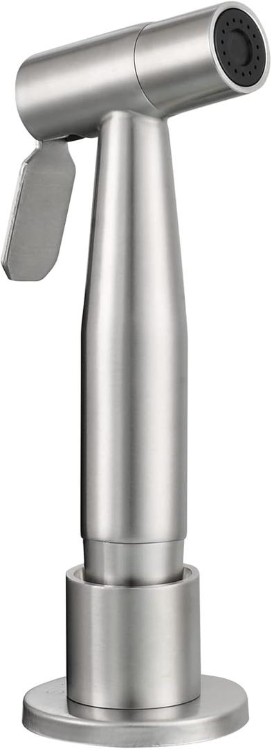 Stainless Steel Kitchen Sprayer Set Hand Held Sprayer for Kitchen Sink Brushed Nickel, WS030F