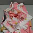 6 Pcs Pink Christmas Snowman Chair Covers Chair Back Covers Xmas Chair Protector Slipcovers Washable Winter Dining Room Seat Covers for Home Hotel Kitchen Decorations