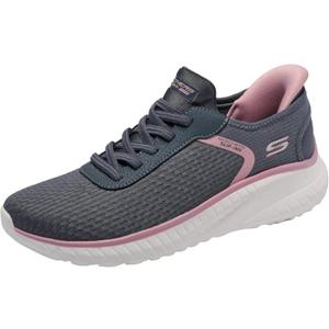 Skechers Womens Bobs Squad Chaos - Stroke of Luck, 7.5, Grey