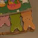 Easter Bunny Decorations for Home Table,6 PCS Spring Wooden Peeps Centerpiece Signs Decor with Hemp Rope for Indoor Office Tiered Tray,Easter Basket Stuffers Wood Gifts Stuff for Mantel Shelf Bathroom