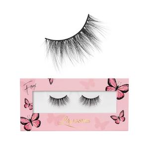 Lilly Lashes Butterfl'eyes Faux Mink Lashes, Half Lashes Natural Look & Feel, False & Reusable Eyelashes 20x, No Trimming + Easy to Apply, Round Style, Lash Glue not Included, 13mm (Angel)