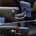 JOYROOM Car Mount for iPhone, [Tri-Fold] MagSafe iPhone Car Mount, [Suction Pro+Gel Base] 360° Rotation iPhone Car Holder, Strong Magnet for iPhone 17 Pro Max and Other Series[Not for Charging]