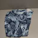 BRISIRA Big and Tall Hawaiian Shirts for Men Beach Aloha Tropical Floral Cuban Button Down Summer Casual Vacation Shirt, 2XL