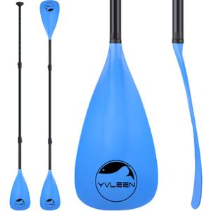 YVLEEN SUP Paddle Board PaddleStand up Paddleboard Paddles Adjustable Aluminum 4-Piece Floating Kayak PaddleConvertible Paddle