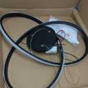 Viruhaka Modern LED Pendant Light FixtureBlack Contemporary Ceiling Hanging Fixture with Irregular Ring Lights for Dining Living Room Bedroom Kitchen Island Cafe4000KNeutral Light  (Black(20.07''W*70.86''H))