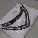 YWIES Plain Basketball Jersey, Blank Team Uniform, Hip Hop Hipster Short Sleeveless Active Shirts (Medium, White-Black)