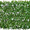 Expandable Privacy Fence, White Orchid, 120 x 22 in