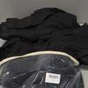 20 ft x 10 ft Thick Black Backdrop Curtain for Parties, 4 Panels Black Polyester Wedding Backdrop Drapes for Birthday Photography Background Party Backdrop Home Decorations