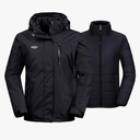 wantdo Women's 3 in 1 Waterproof Ski Jacket Windproof Winter Snow Coat Snowboarding Jackets Warm Raincoat M