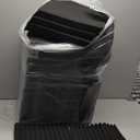 50 Pack Black 12 "X 12 "X1" Acoustic Panels Studio Soundproofing Foam Wedge Tiles,