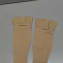 KEKING® Lymphedema Compression Arm Sleeves with Silicone Band for Men Women (Pair), 15-20 mmHg Compression Full Arm Support for Lipedema, Edema, Post Surgery Recovery, Swelling, Pain Relief, Beige L