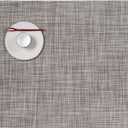 Chilewich Mini Basketweave Placemats, Woven Rectangle Placemats Set of 4, 14"x19"