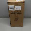 Premium Dual Layer 4 Inch Memory Foam Mattress Topper, 2 Inch Gel Memory Foam and 2 Inch Pillow Top Mattress Pad Cover for Back Pain, Extra Thick Comfort SupportQueen 60"x80"