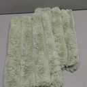 Neelvin Beige Faux Fur Cozy Soft Striped Decorative Throw Pillow Covers 18x18 inch Set of 2,Velvet Pillowcase Cushion Case for Sofa Couch