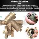 3/4"-1" Backflow Preventer Rubber and Springs Repair Kit, for Zurn Wilkins 975XL and 975XL2 Backflow Preventer