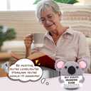 Funny Crochet Koala Grandma Gifts from Grandkids, Happy Mothers Day Birthday Gifts for Grandma, I Love You Retire Grandmother Nana Gigi Mimi Present from Granddaughter Grandson Small Cute Desk Decor