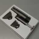 Ionic Hair Dryer with Folding Handle, 110,000 RPM High-Speed Professional Blow Dryer | Fast Drying, Low Noise, Lightweight Design, Perfect for Home and Travel, Dark Gray