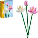 LEGO Lotus Flower - Building Toy for Kids, Girls & Boys, Ages 8+ - Artificial Lotus Flowers for Home Decor & Display - Creative Gift Idea for Her & Him - 40647