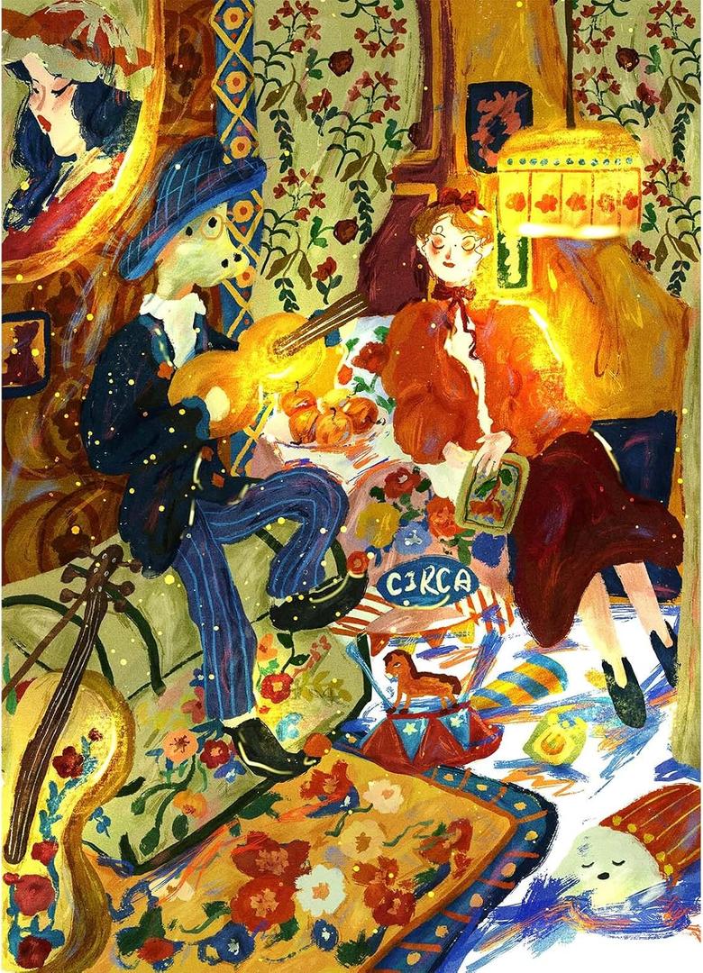 500 Piece Jigsaw Puzzles for Adults,Vibrant Celebration Puzzle with HD Poster, Precise Interlocking Dust-Free, Home Decor, Family Games, Holiday Party Gift, 19.3x 13.7in