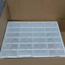 Akro-Mils 24-Drawer Plastic Drawer Storage Cabinet for Garage Organization, Bead Organizer, Building Bricks Storage, Teacher Toolbox, Makeup Organizer, 20" W x 6" D x 16" H, 10124 White