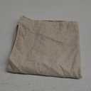 MIULEE Decorative Linen Euro Sham Pillow Covers 24x24 Natural Beige ​Boho Farmhouse​ ​Neutral Couch Throw Pillows for Bed Pack of 1 Accent Modern Pillowcase Sofa Living Room Home Decor
