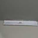 QINGYUN 2 Pack Spring Tension Curtain Rod 32.5 to 58 inch Adjustable Curtain Rods No Drilling Spring Loaded Curtain Rods for Windows Doors, White