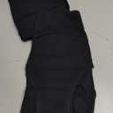 Neione Women Incontinence Underwear, Cotton Leakproof Panties for Heavy Flow Period & Postpartum, High-Waisted Full Briefs 2 Pack Black L