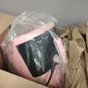 OLIXIS Air Fryer 6 Quart with Window Square Air Fryer 12in1 Air Fry, Roast, Reheat, Dehydrate, Bake, Steam, Fries, Custard, Chicken, Wings, Sea Food, Vegetabels, 400F Pink