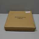 Brown Round Hanging Mirror, 11.8 Inch Farmhouse Mirror with Leather Hanging Rope for Bathroom, Bedroom, Living Room, Entryway Home Decor. (Brown, S-11.8in)