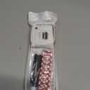 SUPOIX Compatible with Apple Watch Band S11/S10 42mm + Case, Women Jewelry Bling Diamond Metal Strap & 2P Cover Cases for iWatch Series 11/10(Rose Pink,42mm)