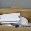 Drive Medical 2-in-1 Raised Toilet Seat with Removable Padded Arms - Elevated Bathroom Safety Support - Secure Locking Attachment - Easy Height Assistance - Durable Construction, Standard Toilets