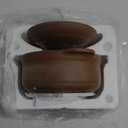 Natural Terracotta Casserole with Lids Clay Pots for Cooking, Unglazed Earthenware Rice Pots (UpgradeT1-1QT)