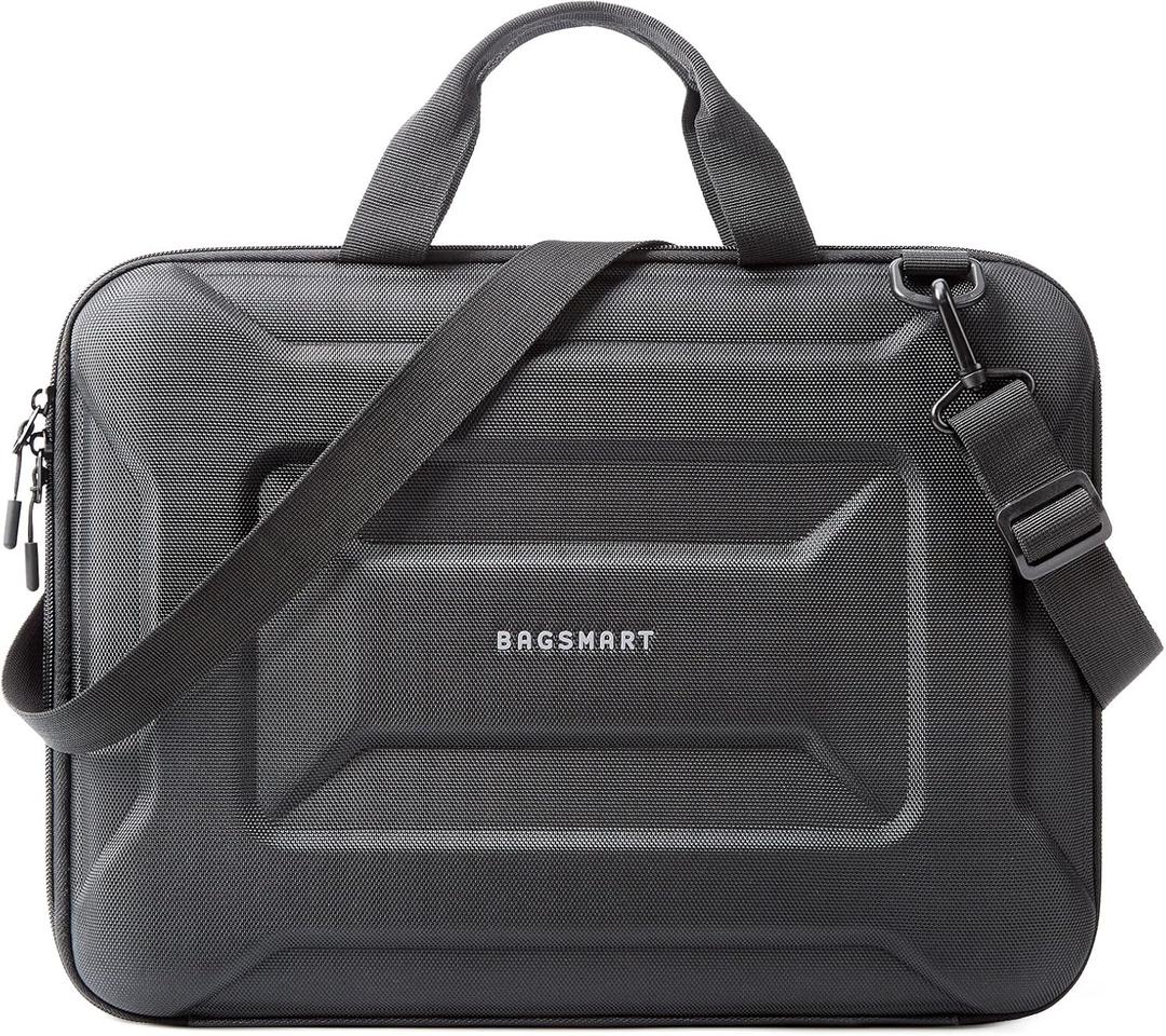 BAGSMART 15.6-16 inch Laptop Computer Case with Strap,Shockproof Waterproof Laptop Bag with Sturdy Handle