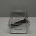 BINO | Plastic Storage Bins, Large - 2 Pack, Clear | THE SOHO COLLECTION | Pantry Organizers and Storage Containers | Fridge Organizer Bins | Kitchen Cabinet Organizer | Medicine Cabinet Bin