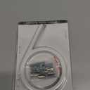 White Address Numbers - 5 Inch Modern Floating House Numbers for Outside, Creats Attractive Interesting Shadows, High Gloss Number 9